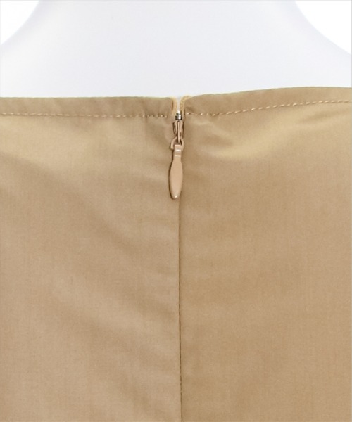 clear(クリア)の「ノースリーブギャザーデザインワンピース≪STAY MOTION≫(ワンピース・レディース・キャメル/ブラック・F)」の7枚目の写真