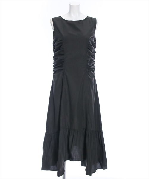 clear(クリア)の「ノースリーブギャザーデザインワンピース≪STAY MOTION≫(ワンピース・レディース・キャメル/ブラック・F)」の17枚目の写真