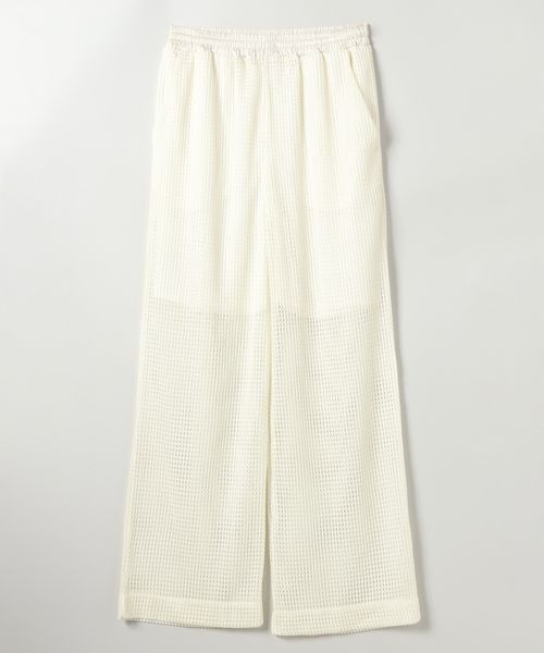 JEANASIS（ジーナシス）の「グロッシーハクプリントメッシュパンツ/965902（その他パンツ・レディース・ブラック系その他/ホワイト系その他/ブラウン系その他・FREE）」の2枚目の写真