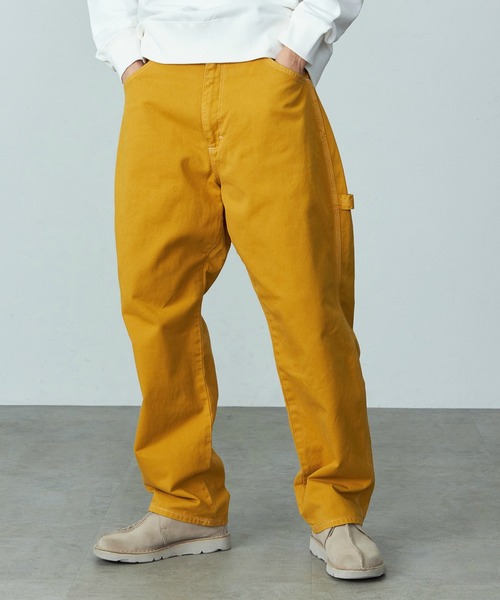 Wrangler（ラングラー）の「Wrangler/ラングラー【WRAPID TRANSIT/ラピッドトランジット】カラバリ豊富/ワイドルーズデニムパンツ ペインターデニムパンツ【ユニセックス】（デニムパンツ・メンズ・ブラック/ネイビー/ブラウン/インディゴブルー/ブルー/マスタード/グリーン/アイボリー/ライトインディゴブルー/ブルー系その他/ブルーグリーン/ブルー系その他2・X-SMALL/SMALL/X-LARGE/MEDIUM/LARGE）」の12枚目の写真