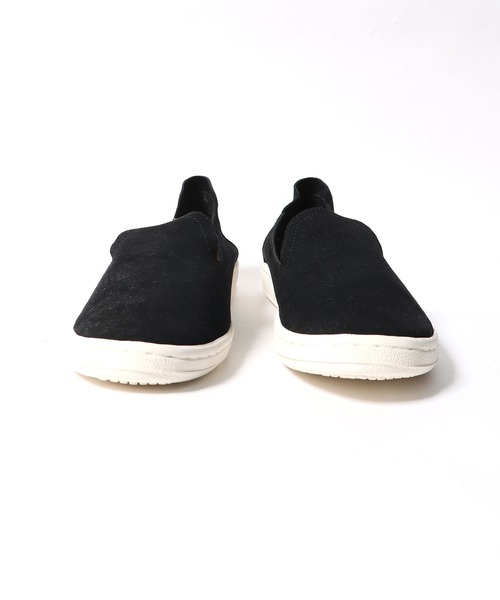 CAL O LINE（キャルオーライン）の「CAL O LINE/キャルオーライン×MANEBU/マネブ SEA SIDE SLIP ON コラボ スリッポン（スリッポン・メンズ・ブラック×ホワイト/ブラック×ブラック・43/42）」の10枚目の写真