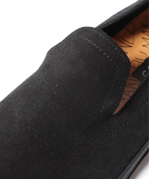 CAL O LINE（キャルオーライン）の「CAL O LINE/キャルオーライン×MANEBU/マネブ SEA SIDE SLIP ON コラボ スリッポン（スリッポン・メンズ・ブラック×ホワイト/ブラック×ブラック・43/42）」の7枚目の写真