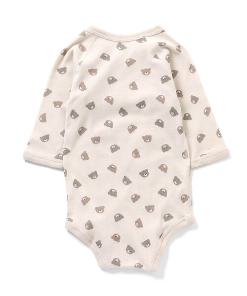 apres les cours(アプレレクール)の「フライス長袖グレコ肌着(肌着・キッズ・サックスブルー/ピンク/キナリ・70/80)」の5枚目の写真