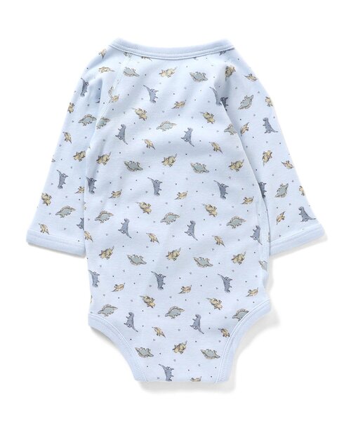 apres les cours(アプレレクール)の「フライス長袖グレコ肌着(肌着・キッズ・サックスブルー/ピンク/キナリ・70/80)」の8枚目の写真