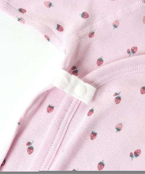 apres les cours(アプレレクール)の「フライス長袖グレコ肌着(肌着・キッズ・サックスブルー/ピンク/キナリ・70/80)」の10枚目の写真