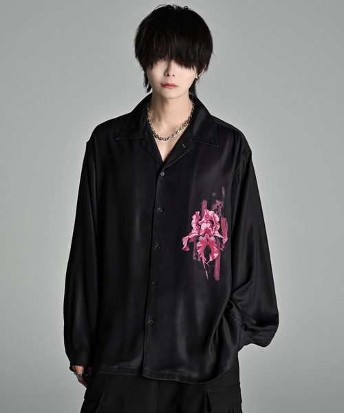 ADRER(Ah[)dolman sleeve open color shirt / h}X[uI[vJ[Vc(Vc/uEX)