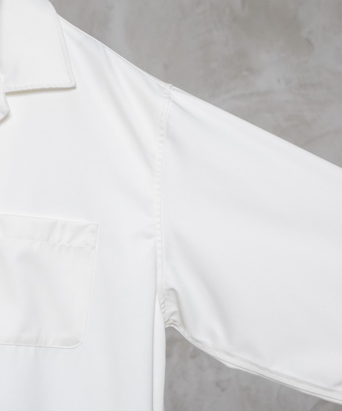 dolman sleeve open color shirt / ドルマンスリーブオープンカラー