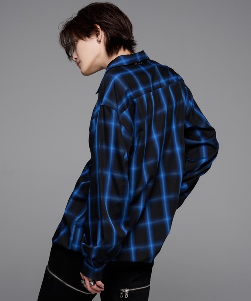 dolman sleeve open color shirt / ドルマンスリーブオープンカラー