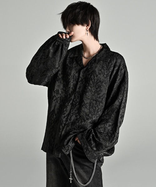 dolman sleeve open color shirt / ドルマンスリーブオープンカラー