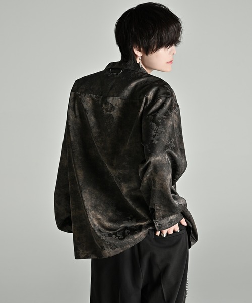 dolman sleeve open color shirt / ドルマンスリーブオープンカラー
