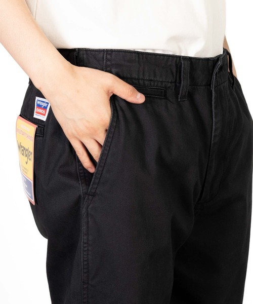 Wrangler(ラングラー)の「WRANGLER ラングラー ミリタリートラウザーパンツ(チノパンツ・メンズ・ブラック・S/M/L/XL)」の6枚目の写真