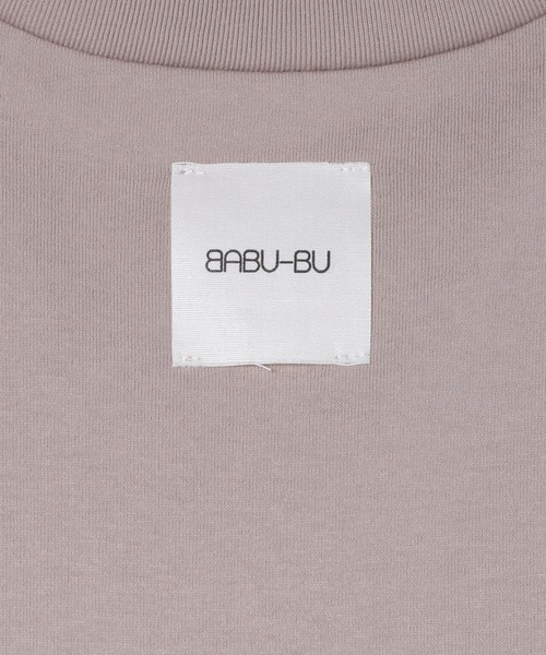 BABU-BU（バブーブ）の「TIERED CUT SEW MAXI H/S ONEPIECE（ワンピース・レディース・ブラック/ベージュ・ONE SIZE）」の9枚目の写真