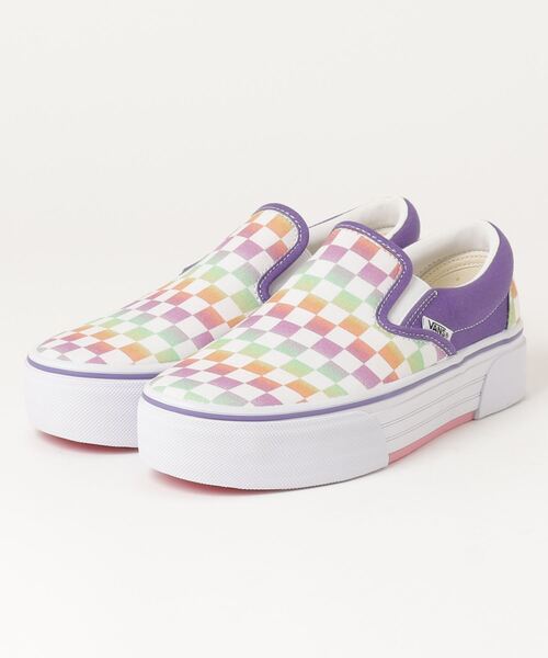 VANS☆スリッポンCHKY VANS】 ヴァンズ SLIP ON CHKY スリッポンチャンキー V98CF CHKY