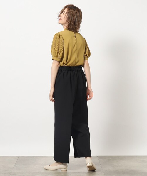 grove(グローブ)の「◆さらりとした履き心地が快適なワイドパンツ(その他パンツ・レディース・ブラック/ナチュラル/オレンジ・02/03/01/04/05)」の6枚目の写真