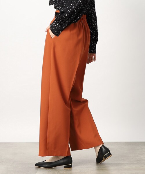 grove(グローブ)の「◆さらりとした履き心地が快適なワイドパンツ(その他パンツ・レディース・ブラック/ナチュラル/オレンジ・02/03/01/04/05)」の17枚目の写真