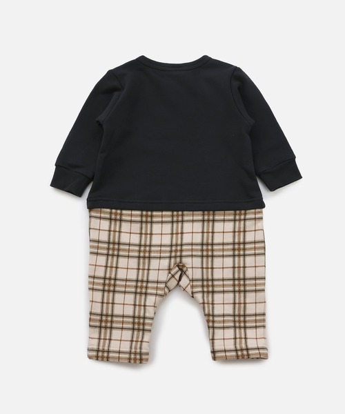 ⭐︎新品未使用　bonjour ロンパース　2y セール】無地 長袖 ミニカバーオール（ロンパース）｜chil2