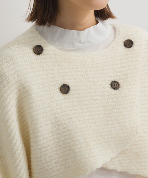 フロントクロスラップニットボレロ（カーディガン/ボレロ）｜terrace