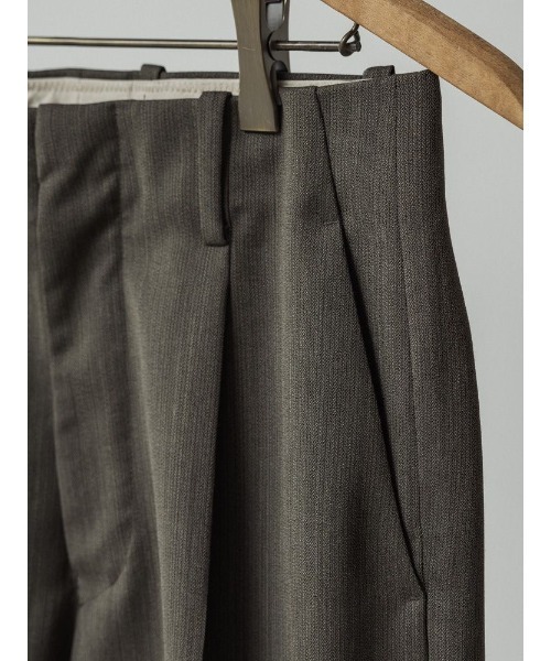 LIDNM（リドム）の「VINTAGE HERRINGBONE STRAIGHT（スラックス