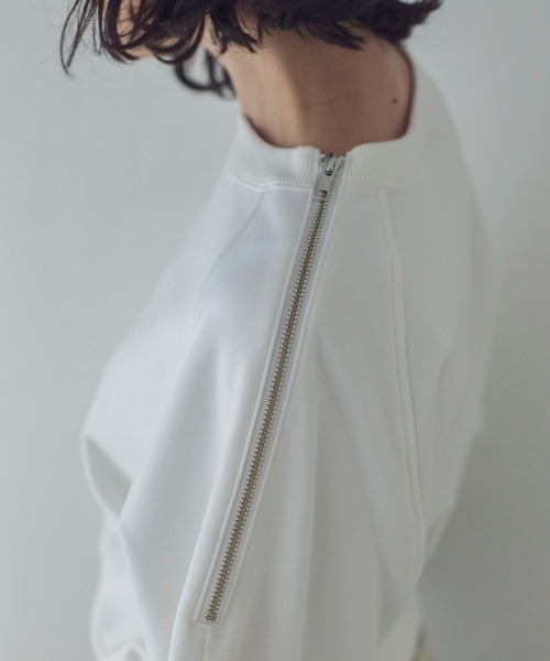 DRESSLAVE（ドレスレイブ）の「urake shoulder zip trainer(裏毛 
