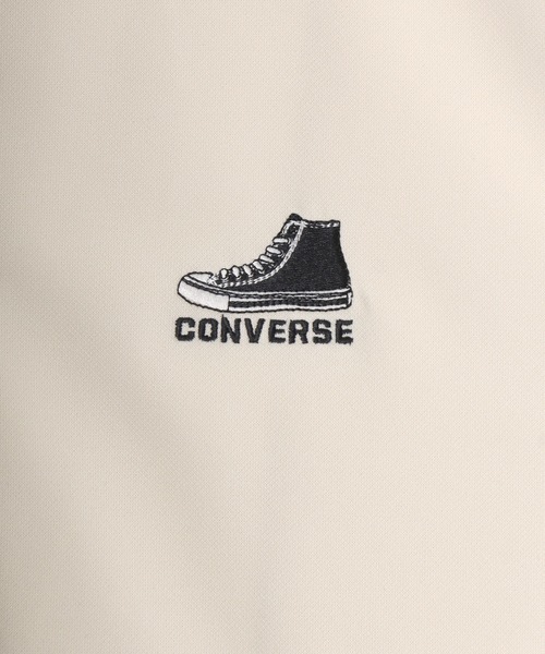 CONVERSE（コンバース）の「CONVERSE/コンバース オーバーサイズ ロゴ ワンポイント刺繍 トラックジャケット/ラインジャージ/長袖 トップス/レディース メンズ（ジャージ・レディース・ブルー/ブラック/オフホワイト/ベージュ/ホワイト系その他/ベージュ系その他/ネイビー/ブルー系その他/ブルー系その他2/ホワイト系その他3/ベージュ系その他2/ブルー系その他3/ホワイト系その他2/ブラック系その他/ベージュ系その他3・LL/L/M）」の20枚目の写真