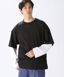 フェイクレイヤードロングスリーブTEE