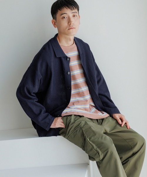 niko and...(ニコアンド)の「フェイクレイヤードロングスリーブTEE(Tシャツ/カットソー・メンズ・ブルー/その他1/その他2/ブラック・LARGE/MEDIUM)」の10枚目の写真