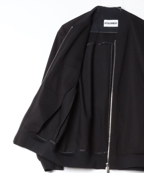 ATTACHMENT（アタッチメント）の「PE ハイゲージジャージー MA-1 / PE HIGH GAUGE JERSEY MA-1（MA-1・メンズ・ブラック/カーキ・1/2/3/4）」の11枚目の写真