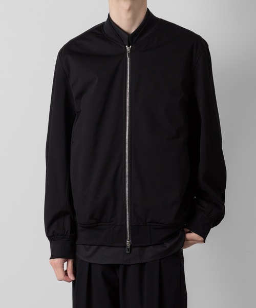 attachmentアタッチメントPEスムースMA-1シースルーJKTブラック1 attachmentアタッチメントPEスムースMA-1シースルーJKTブラック1