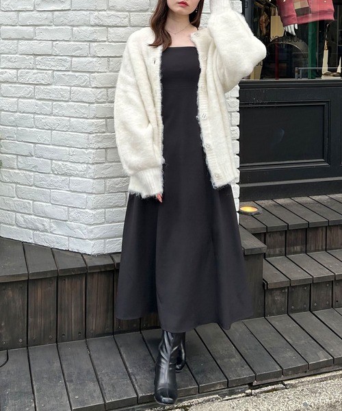 INGNI（イング）の「ダブルストラップフレアキャミ／ワンピース（ワンピース・レディース・ブラウン/ブラック・M）」の11枚目の写真