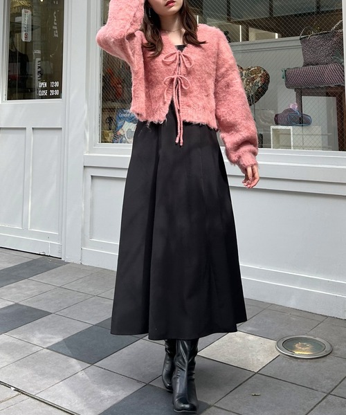INGNI（イング）の「ダブルストラップフレアキャミ／ワンピース（ワンピース・レディース・ブラウン/ブラック・M）」の14枚目の写真