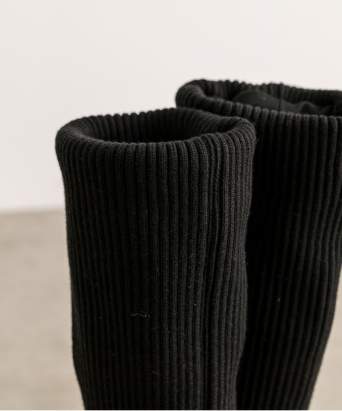 OLIVE des OLIVE（オリーブデオリーブ）の「ニットカバー2WAYロングブーツ　1032130080（ブーツ・レディース・ブラック・LARGE/MEDIUM/SMALL）」の12枚目の写真