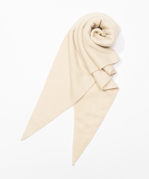 セール】【ASAUCE MELER】シームレストライアングルニットスカーフ