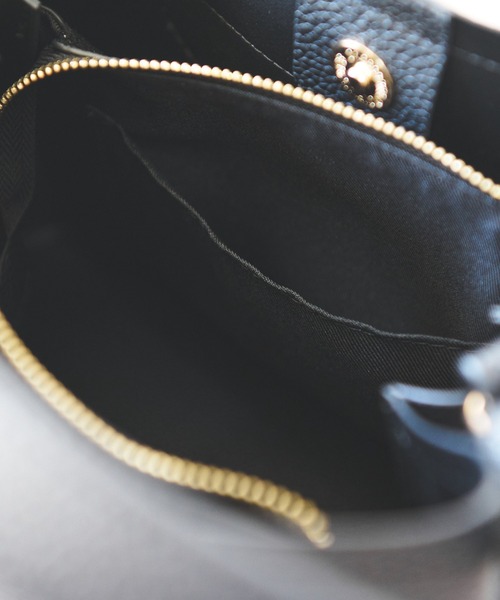 un dix cors（アンディコール）の「ビットバッグ（ハンドバッグ・レディース・ブラック/ベージュ・FREE）」の13枚目の写真