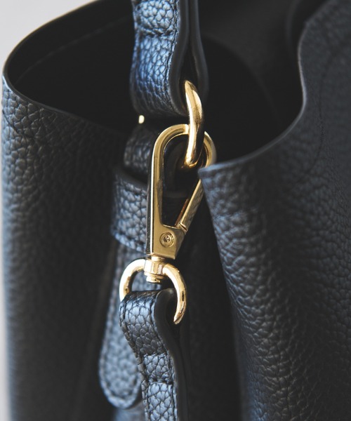 un dix cors（アンディコール）の「ビットバッグ（ハンドバッグ・レディース・ブラック/ベージュ・FREE）」の7枚目の写真