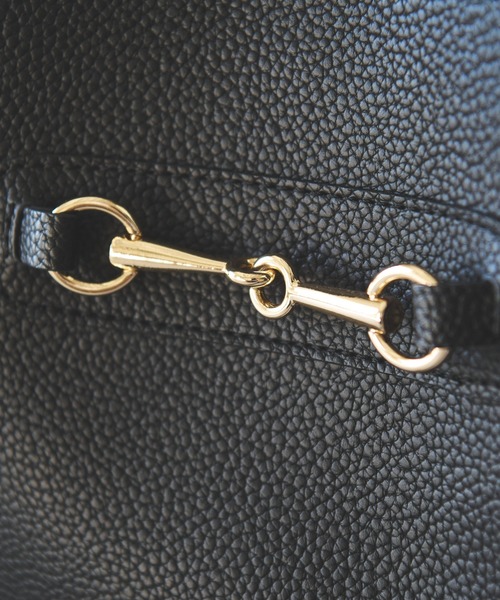 un dix cors（アンディコール）の「ビットバッグ（ハンドバッグ・レディース・ブラック/ベージュ・FREE）」の8枚目の写真