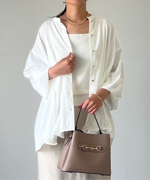 un dix cors（アンディコール）の「ビットバッグ（ハンドバッグ・レディース・ブラック/ベージュ・FREE）」の19枚目の写真