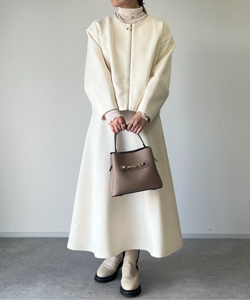 un dix cors（アンディコール）の「ビットバッグ（ハンドバッグ・レディース・ブラック/ベージュ・FREE）」の20枚目の写真