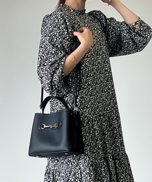 un dix cors（アンディコール）の「ビットバッグ（ハンドバッグ・レディース・ブラック/ベージュ・FREE）」の14枚目の写真