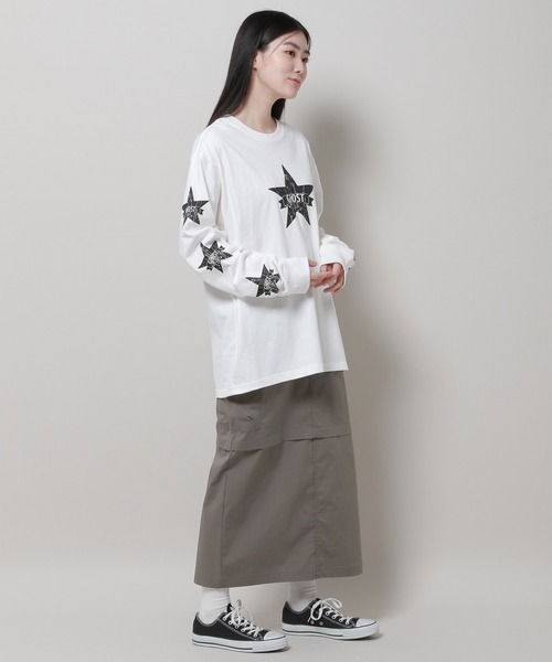 NICE GHOST CLUB(ナイスゴーストクラブ)の「【UNISEX】niceghostclub/ゴーストスター長袖Tシャツ 2976715(Tシャツ/カットソー・レディース・ホワイト/ブラウン/ブラック・SMALL/MEDIUM)」の19枚目の写真