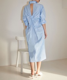新品未使用完売　josemoon BACK TWIST SHIRT DRESS JOSE MOON（ジョゼムーン）の「BACK TWIST SHIRT DRESS/バック