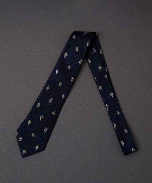 MEN'S MELROSE(メンズメルローズ)の「小紋柄ネクタイ(ネクタイ・メンズ・その他/ワインレッド/ネイビー/ブルー・9)」の5枚目の写真