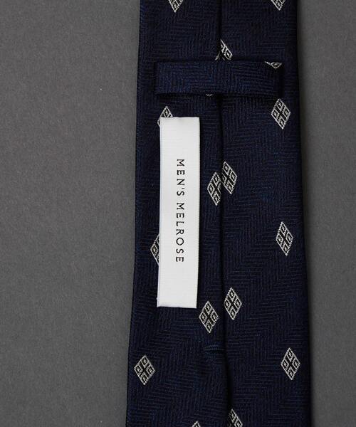 MEN'S MELROSE(メンズメルローズ)の「小紋柄ネクタイ(ネクタイ・メンズ・その他/ワインレッド/ネイビー/ブルー・9)」の8枚目の写真
