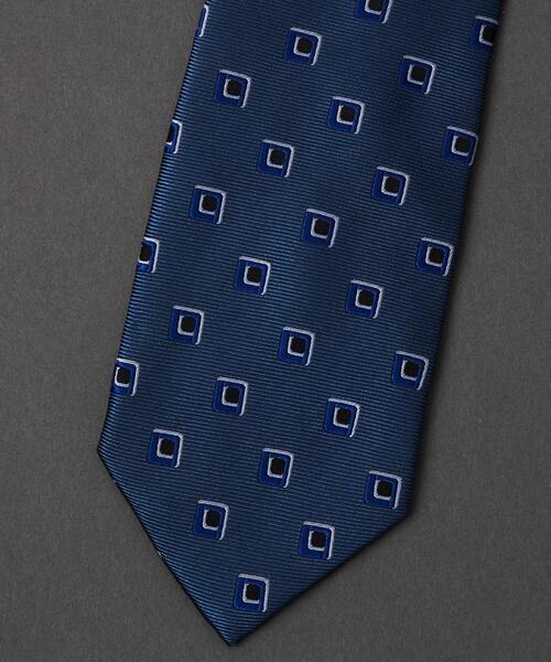 MEN'S MELROSE(メンズメルローズ)の「小紋柄ネクタイ(ネクタイ・メンズ・その他/ワインレッド/ネイビー/ブルー・9)」の14枚目の写真