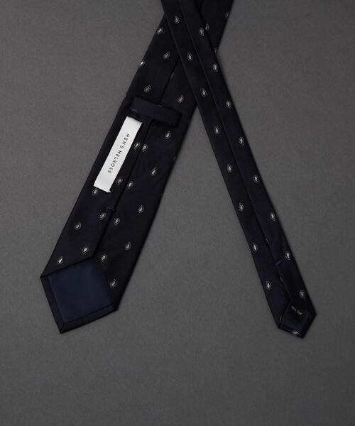 MEN'S MELROSE(メンズメルローズ)の「小紋柄ネクタイ(ネクタイ・メンズ・その他/ワインレッド/ネイビー/ブルー・9)」の17枚目の写真