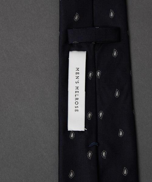 MEN'S MELROSE(メンズメルローズ)の「小紋柄ネクタイ(ネクタイ・メンズ・その他/ワインレッド/ネイビー/ブルー・9)」の18枚目の写真