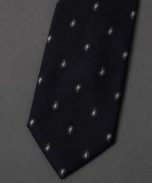 MEN'S MELROSE(メンズメルローズ)の「小紋柄ネクタイ(ネクタイ・メンズ・その他/ワインレッド/ネイビー/ブルー・9)」の19枚目の写真