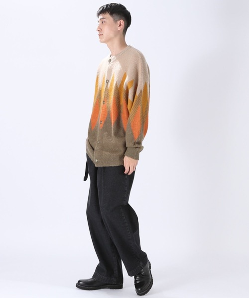 niko and...(ニコアンド)の「シャギーアーガイルニットカーディガン(カーディガン/ボレロ・メンズ・ベージュ/グレー/グリーン・MEDIUM/LARGE)」の20枚目の写真