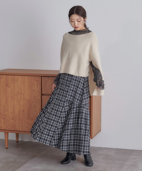 セール】【soie by apres jour mignon】サイドプリーツハイ