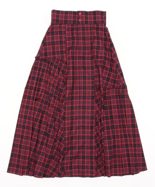 soie by apres jour mignon(ソワバイアプレジュールミニョン)の「【soie by apres jour mignon】サイドプリーツハイウエストスカート【ZOZOTOWN限定アイテム】(スカート・レディース・レッド系その他/ライトグレー/杢グレー/グレー・フリー)」の8枚目の写真