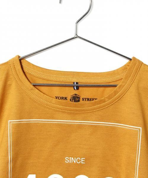 J.PRESS YORK STREET（ジェイプレスヨークストリート）の「【Kids】シルケット天竺 1902プリントTシャツ（Tシャツ/カットソー・キッズ・ホワイト系/ピンク系/イエロー系/ネイビー系・115/95）」の5枚目の写真